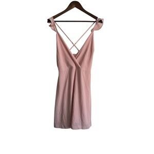Dee Elly Women’s XL Pink Strappy Back Nordstrom Fit & Flare Dress